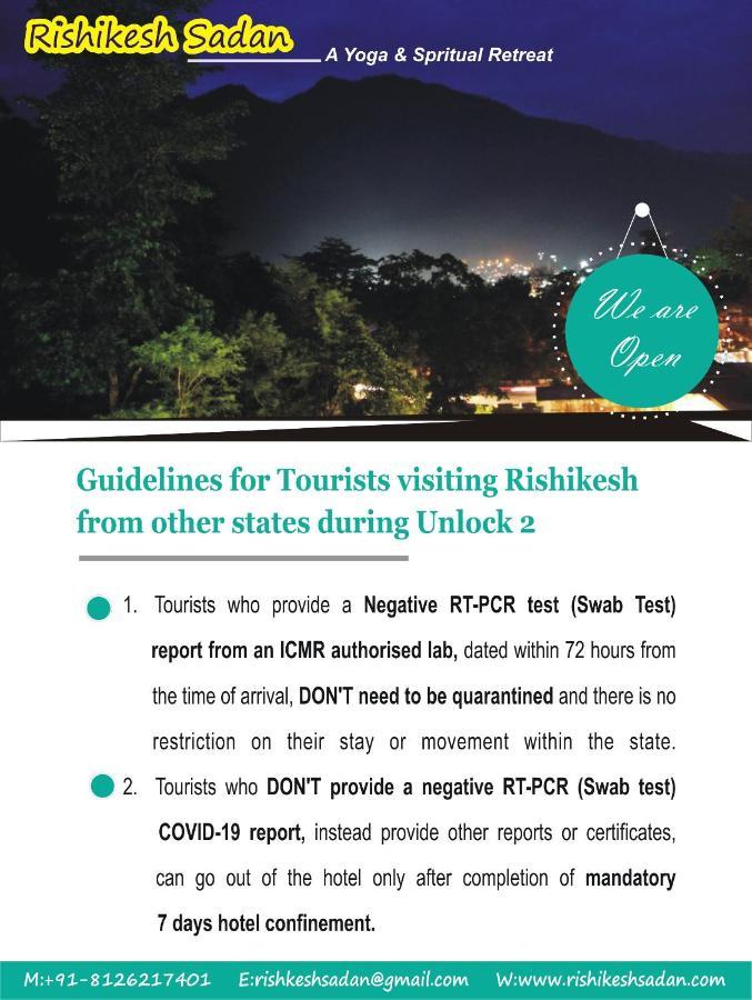 Rishikesh Sadan A Yoga & Spritual Retreat Hotel Tapovan ภายนอก รูปภาพ